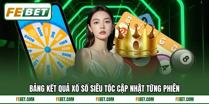 Bảng kết quả xổ số siêu tốc cập nhật từng phiên