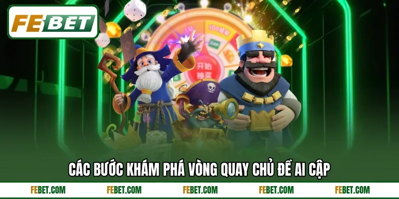Các bước khám phá vòng quay chủ đề Ai Cập