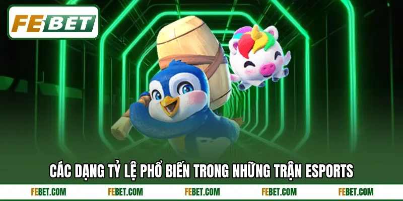 Các dạng tỷ lệ phổ biến trong những trận eSports