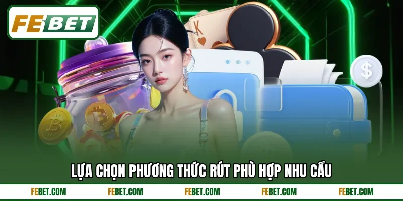 Lựa chọn phương thức rút phù hợp nhu cầu Lựa chọn phương thức rút phù hợp nhu cầu
